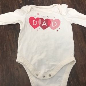 I Love My Dad onesie